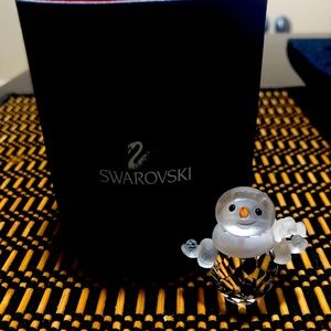 Swarovski crystal little snowman